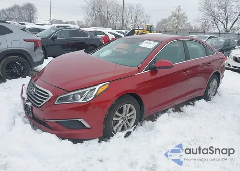 2016 Hyundai Sonata Se из США, поврежденный, VIN 5NPE24AF5GH322222